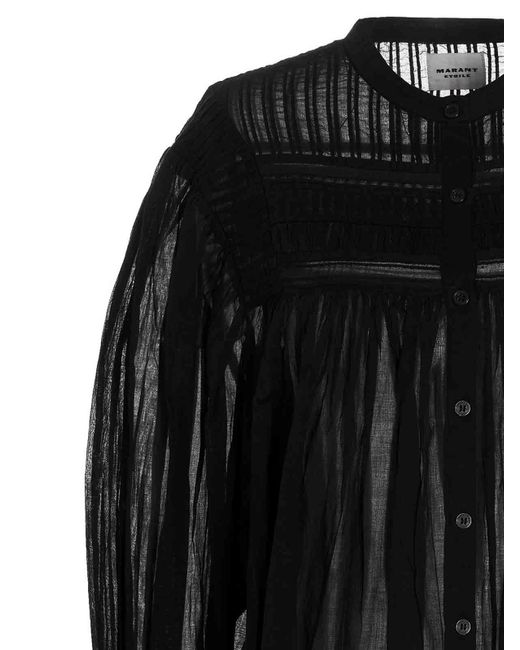 Isabel Marant Black Plalia Shirt