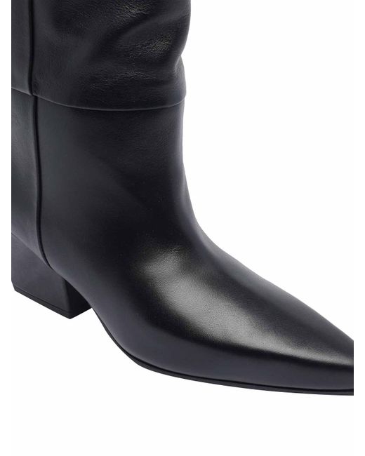 Paris Texas Black Jane Pump Boots