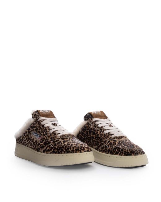 Autry Brown Mule Sneakers