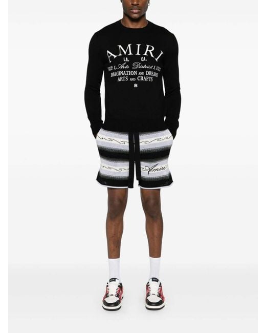 Amiri Black Arts District Cotton Jumper for men