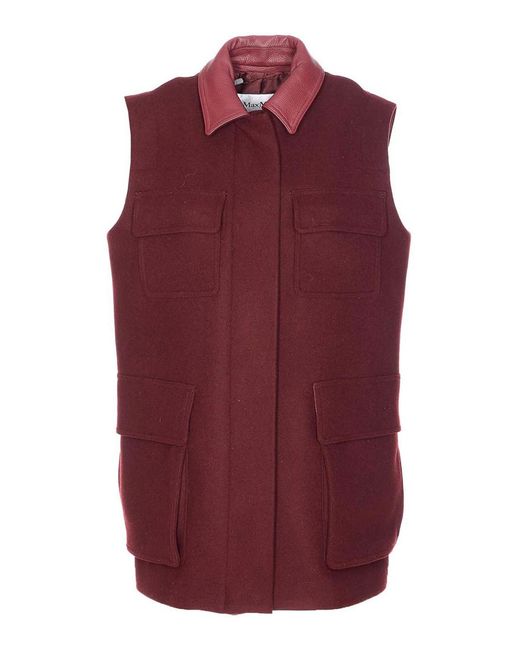 Max Mara Purple Aeroso Vest