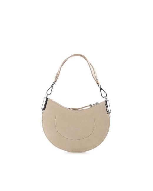 Coccinelle White Sunup Small Leather Shoulder Bag