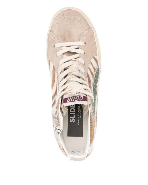 Golden Goose Deluxe Brand Natural Slide Classic Leather Sneakers