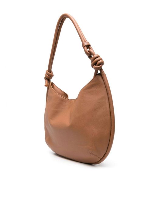 Zanellato Brown Demi S Leather Shoulder Bag