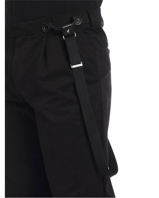 Moschino Black Pants With Pleats for men