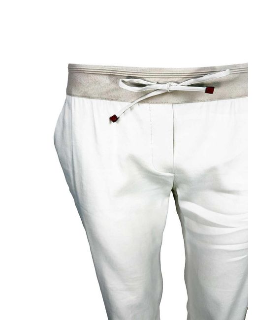 Lorena Antoniazzi Gray Trousers