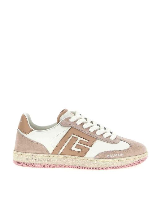 Balmain Natural Swan Sneakers