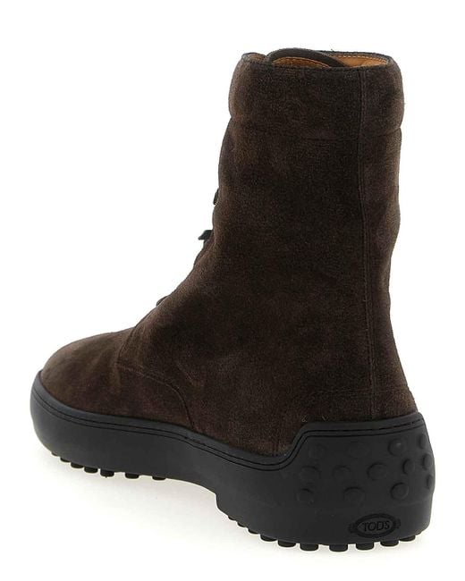 Tod's Black Winter Ankle Boots for men