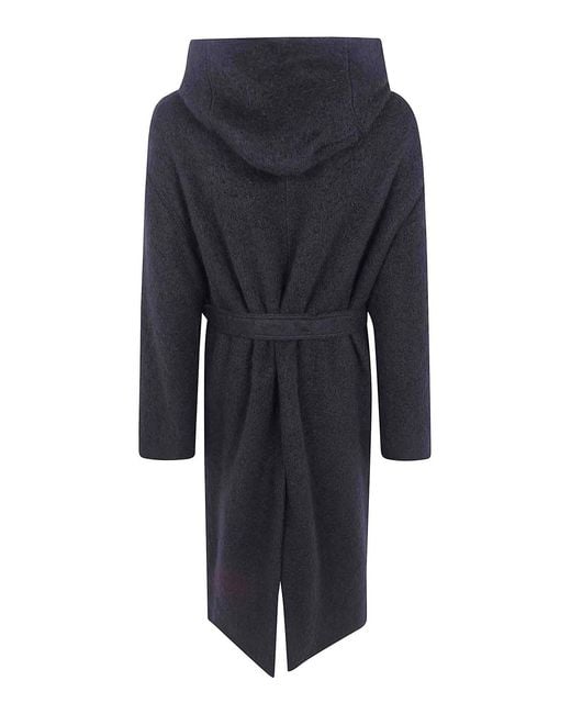 Rick Owens Blue Tower Coat for men