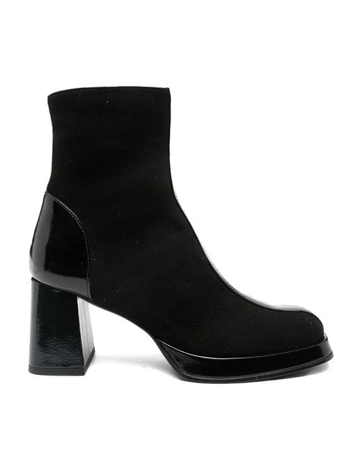 Chie Mihara Black Ankle Boots