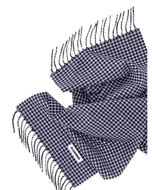 Sciarpa di Jil Sander in Blue