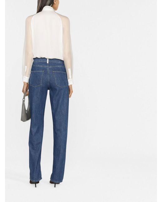 Emporio Armani White Silk Blouse