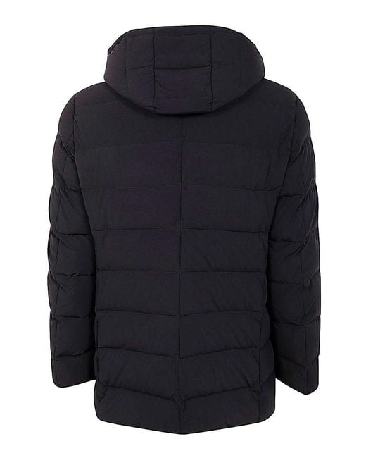 Moorer Blue Florio Kn Bomber Jacket for men