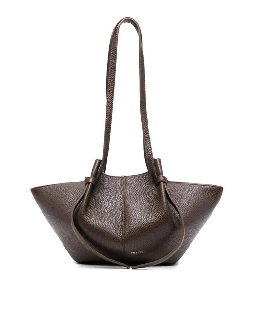 Yuzefi Brown Mochi Tote Bag