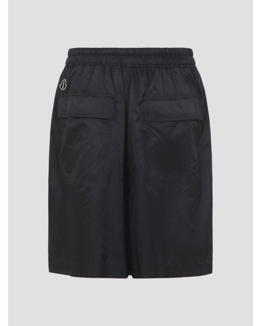 Moncler Black Kiltshorts for men