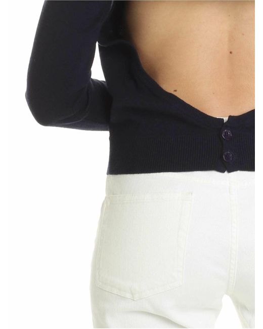 See By Chloé Blue Pullover With Crossover