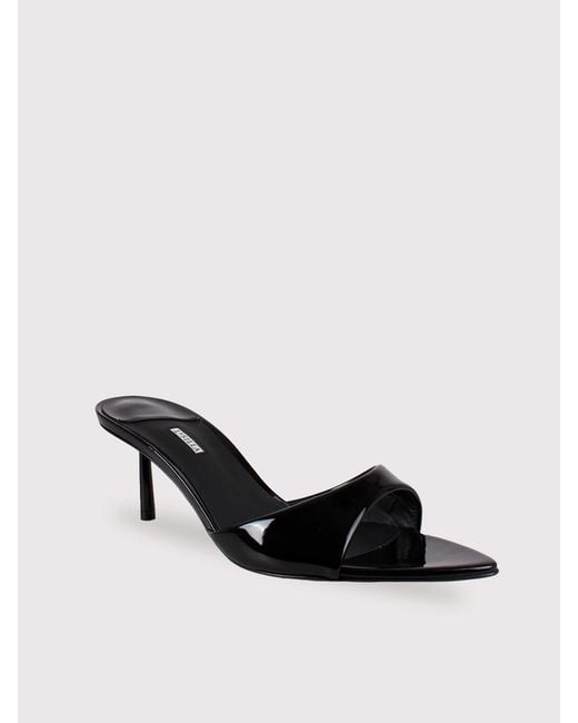 Le Silla Black Bella Vinyl Mule