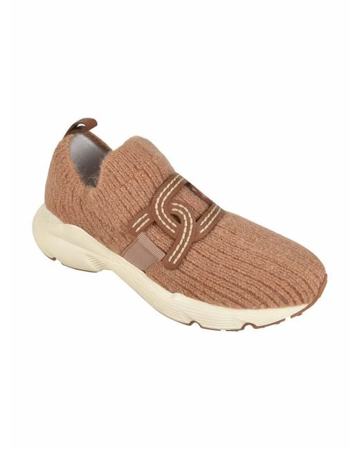 Tod's Brown Tods Flat Shoes
