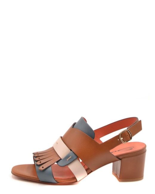 Santoni Brown Sandals