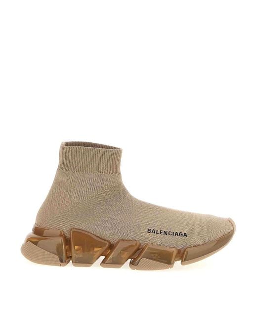 Balenciaga Natural Speed 20 Full Clear Sole Sneakers