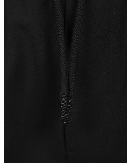 Loewe Black Drawstring Trousers for men