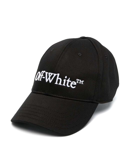 Off-White c/o Virgil Abloh Logo Baseball Cap in Black for Men | Lyst