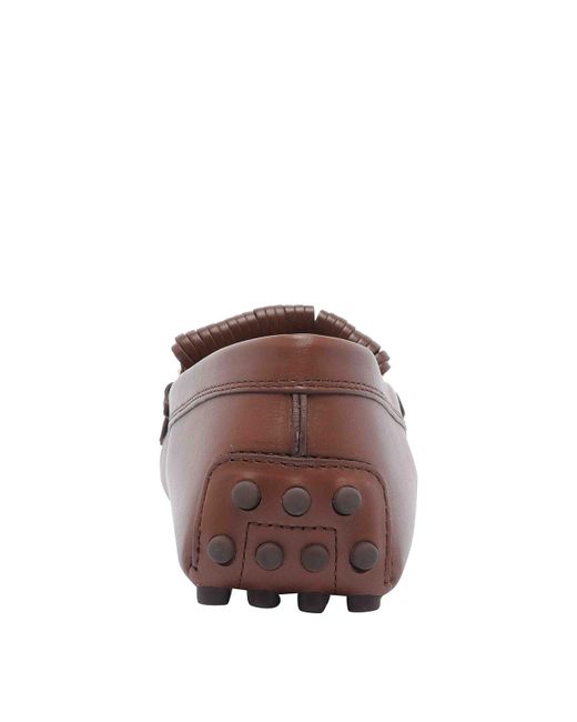 Tod's Brown Gommino Loafers