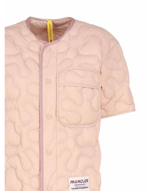 Moncler Pink Padded Shirt