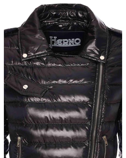 Herno Black Ultralight Bomber