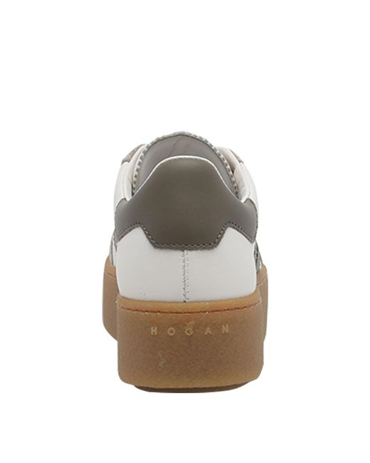 Hogan Gray Cool Platform Sneakers