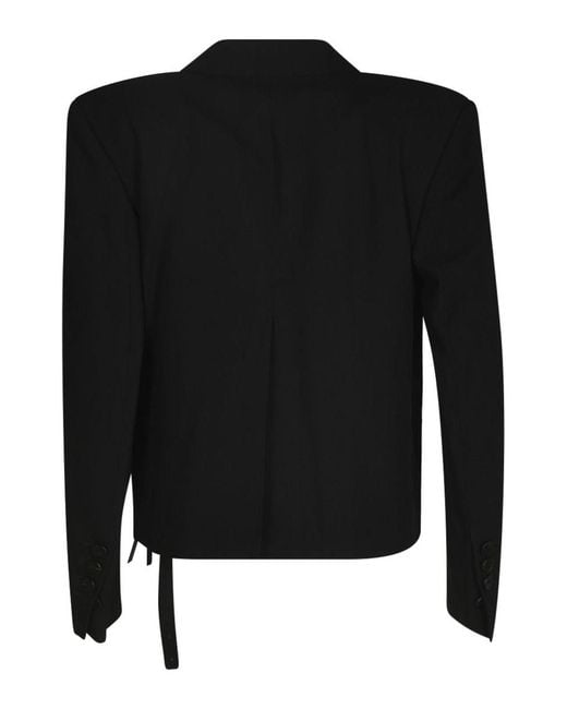 Ann Demeulemeester Black Fluid-Line Trousers