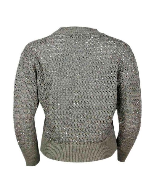 Fabiana Filippi Gray Sweaters