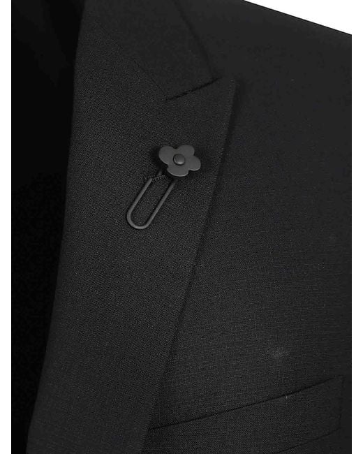 Lardini Black Slim Fit Soiree Suit for men