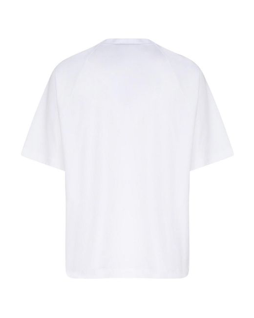 Jacquemus White Typo T-Shirts for men