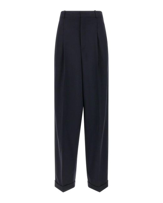 Polo Ralph Lauren Blue Wool Pants
