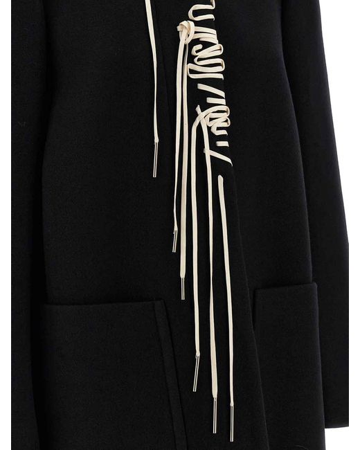 Dries Van Noten Black 'Rebela' Coat