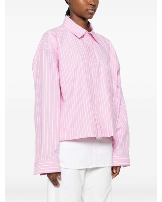 Balenciaga Pink Oversize Shirt