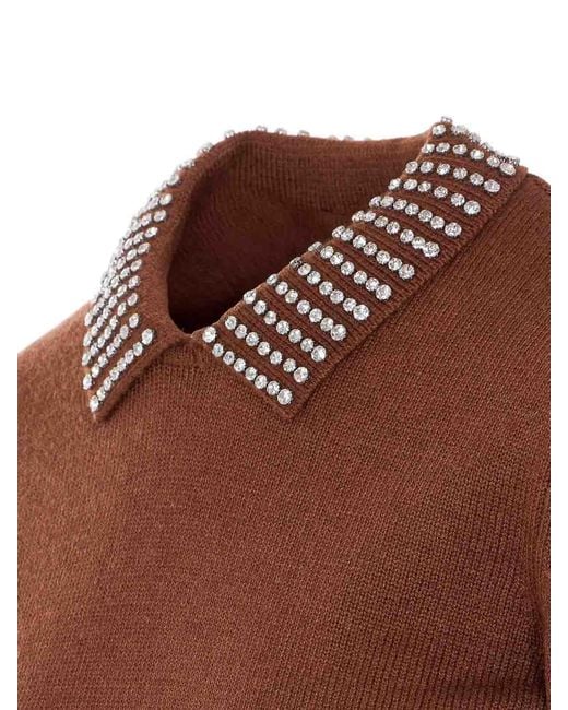 Pinko Brown Ventotene Sweater
