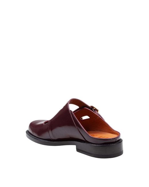Marni Brown Sabot Moccasin