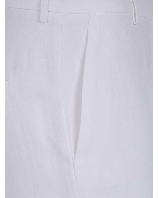 Antonelli White Robinia Trousers