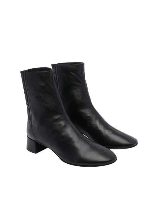 Aquazzura Black Tres Honore' Booties
