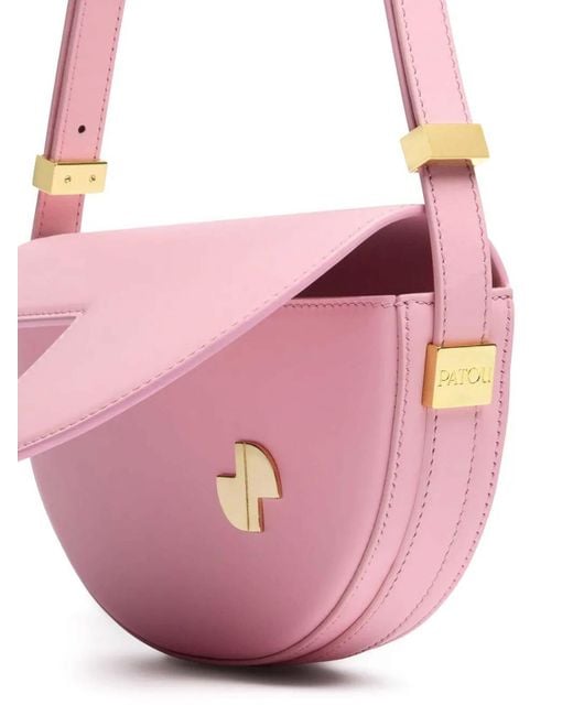 Patou Pink Le Petit Leather Bag