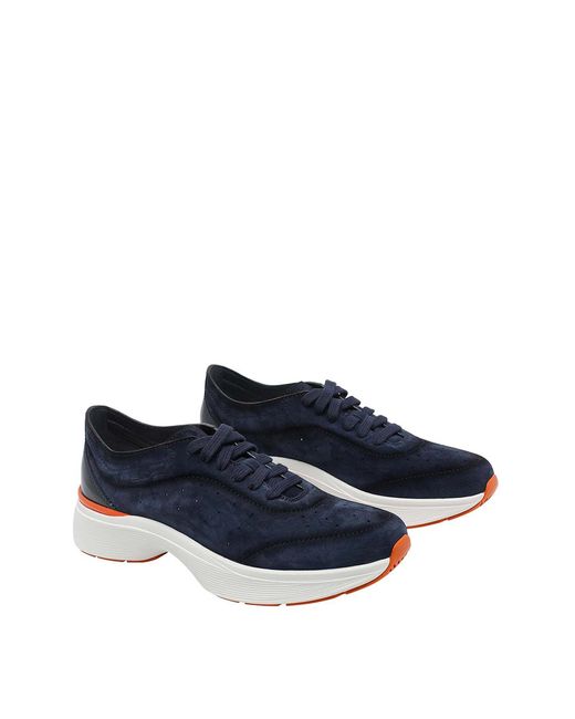 Santoni Blue Bounce Sneakers for men