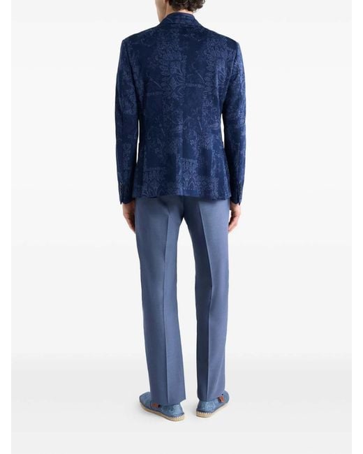 Etro Blue Outerwear for men