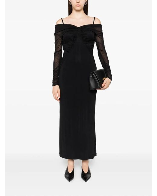 Max Mara Black 'Maxmara Pure' Jersey Dress