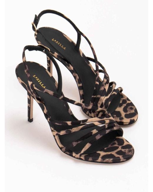 Le Silla Metallic Sandals