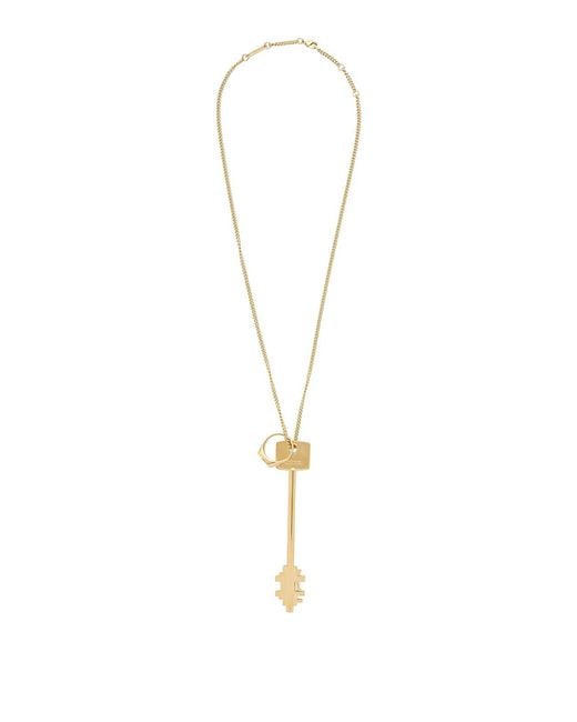 Rabanne White Key Necklace