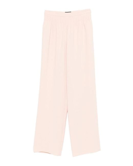 Emporio Armani Pink Elasticated Trousers