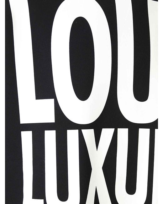 Moschino Black Louds Luxury Sweatshirt for men