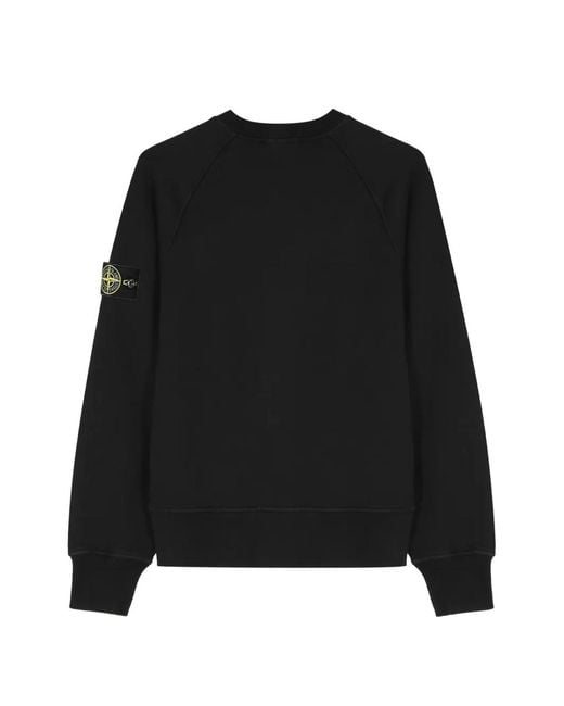 Stone Island Black Felpa for men
